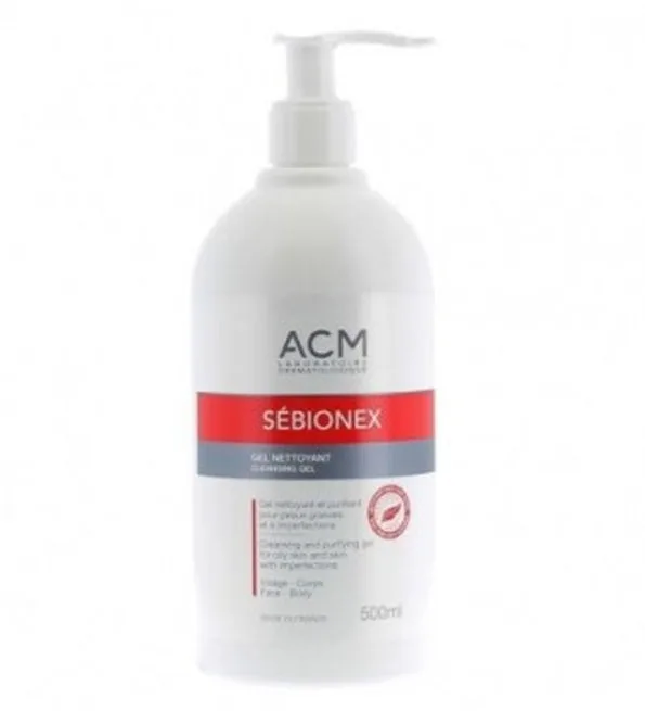 ACM Sébionex Gel Nettoyant 500ml – Purifiant & Régulateur Peaux Mixtes à Grasses