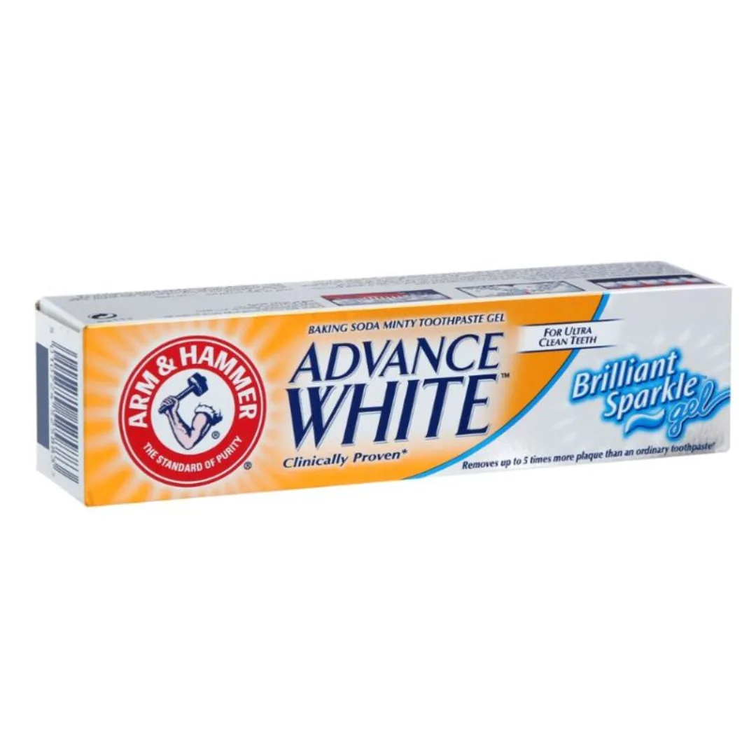 Arm & Hammer Advance White Sparkle Gel 115 g – Dentifrice Blancheur & Éclat
