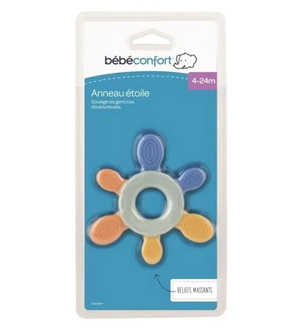 Bebe Confort – Anneau de dentition bi-matière – étoile (4-24M +)