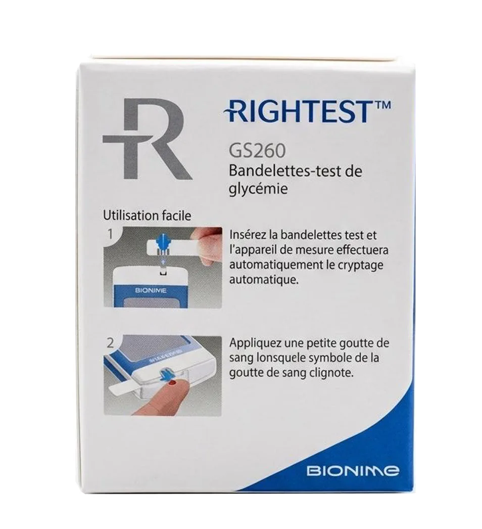 BIONIME RIGHTEST BANDELETTE GS 260 25 PIECES