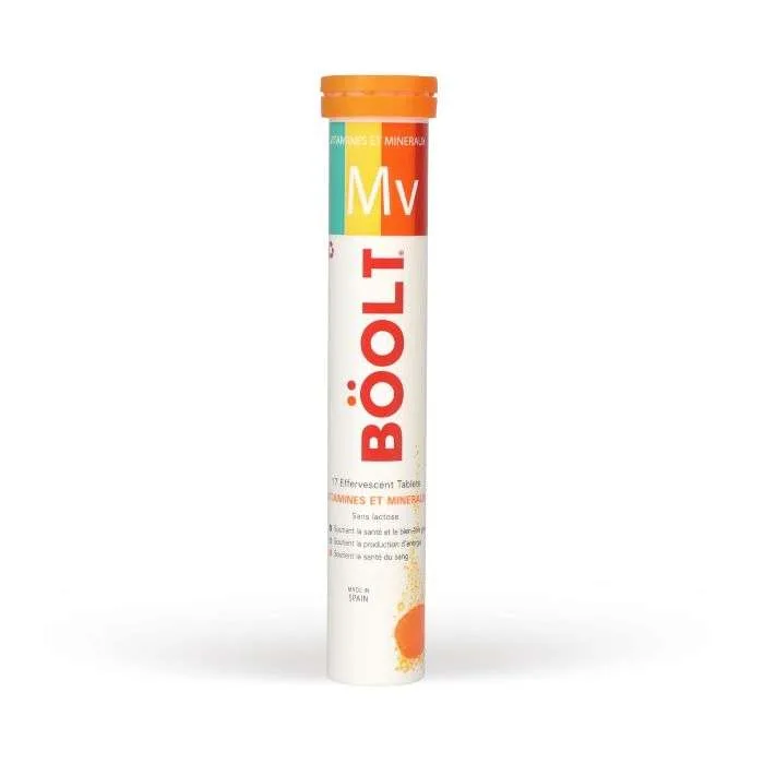 BOOLT MV – Vitamines & Minéraux Effervescents