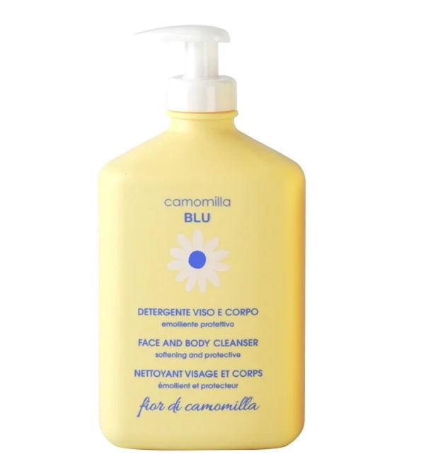 Camomilla Blu Nettoyant Visage & Corps Fleur de Camomille 500 ml – Doux & Apaisant