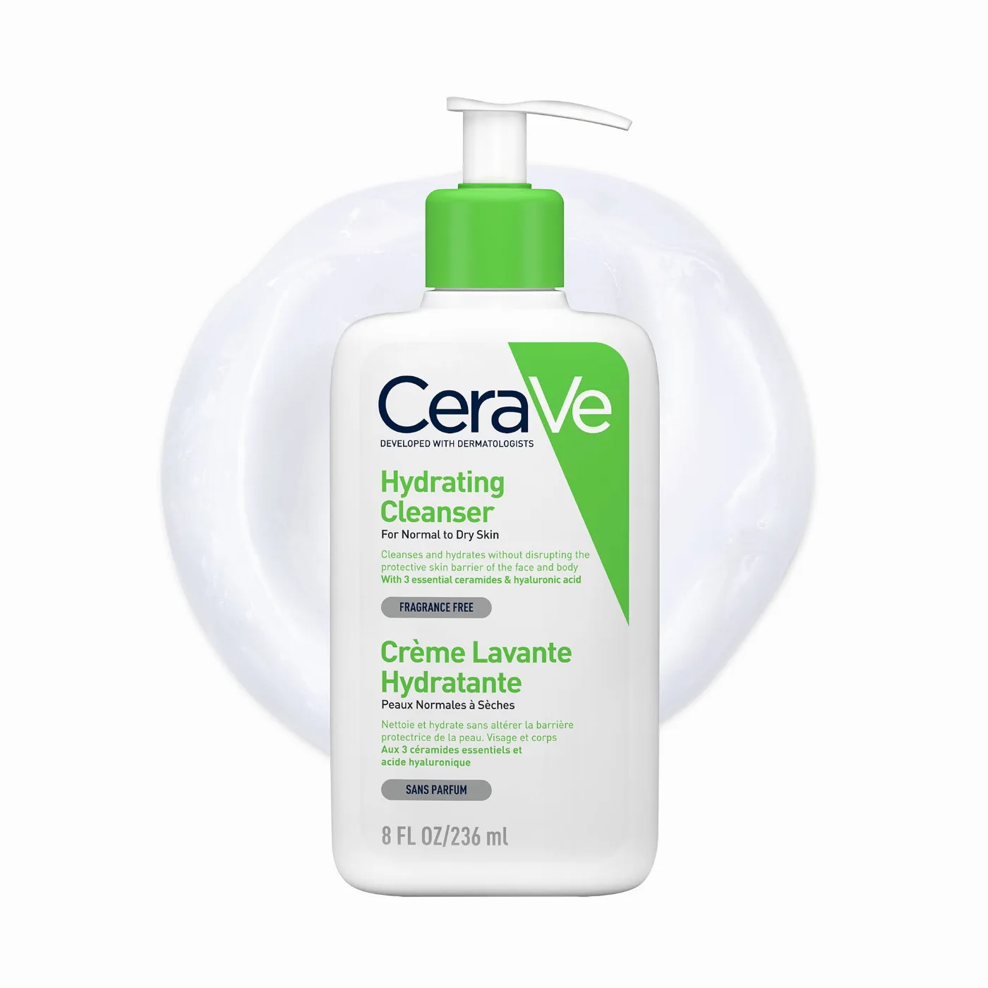 Cerave crème lavante hydratante – 236 ml – vue 4