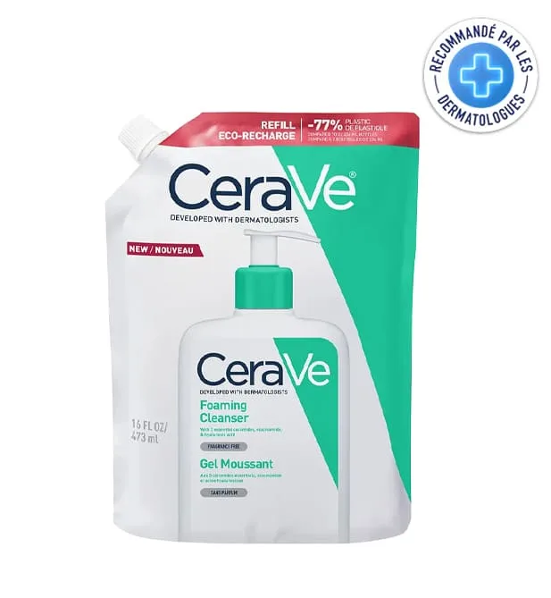 CERAVE GEL MOUSSANT ECO RECHARGE 473 ML