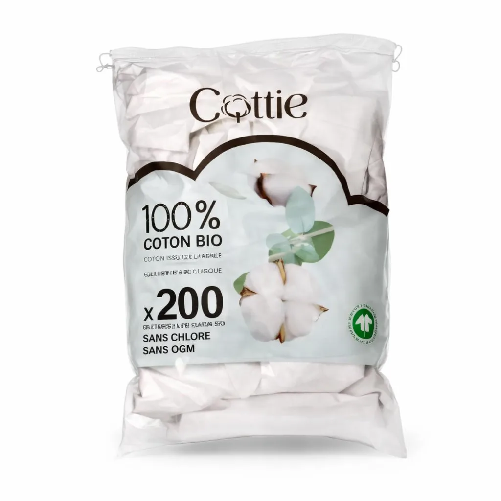 Cottie Pads 100% coton BIO | 200 u