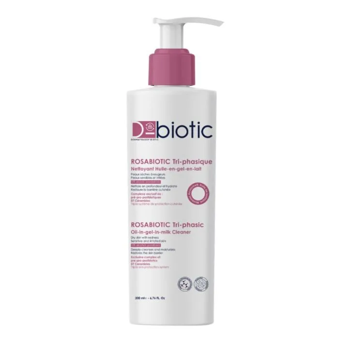 D BIOTIC ROSABIOTIC TRI PHASIQUE NETTOYANT 200 ML