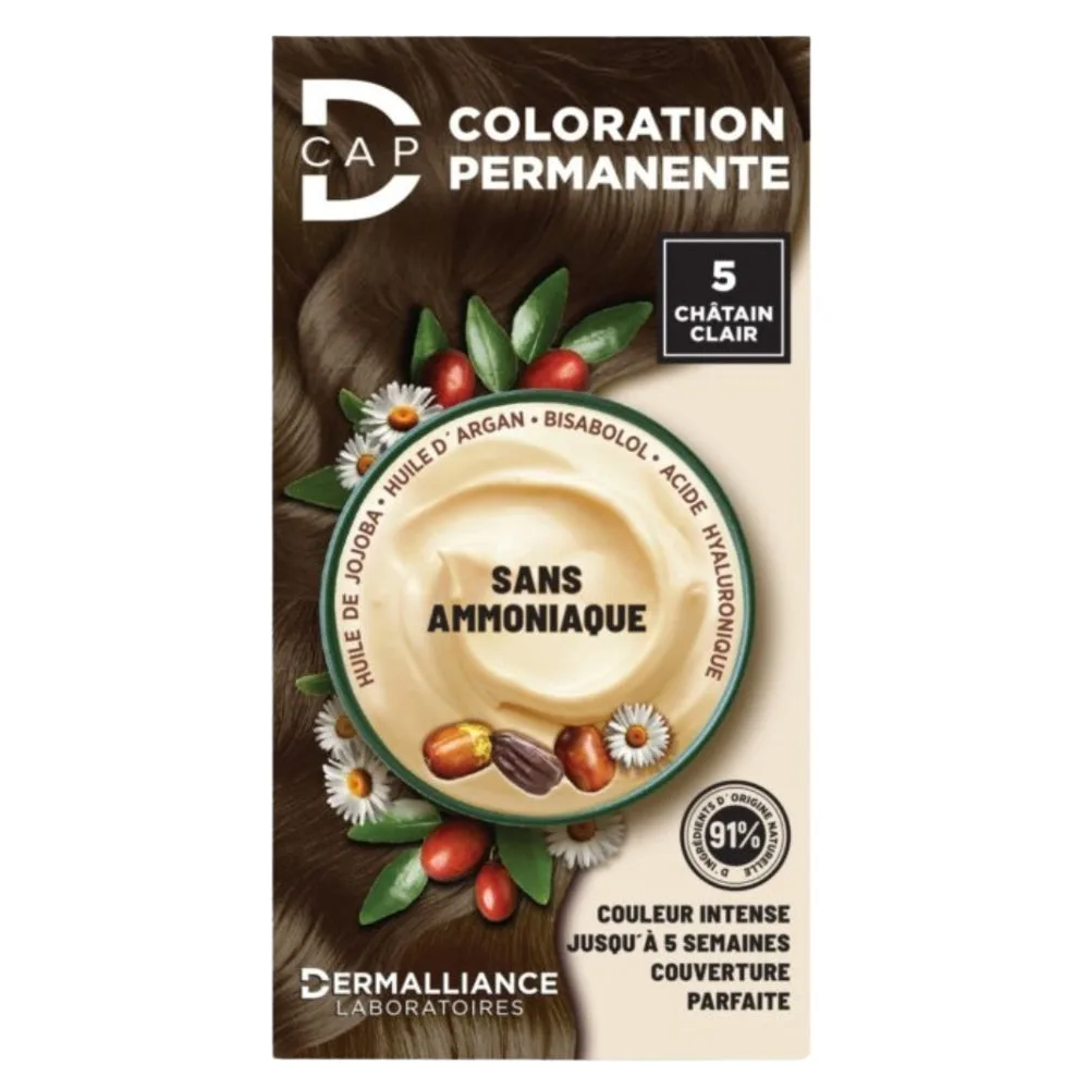 D-CAP COLORATION PERMANENTE 5 CHATIN CLAIR