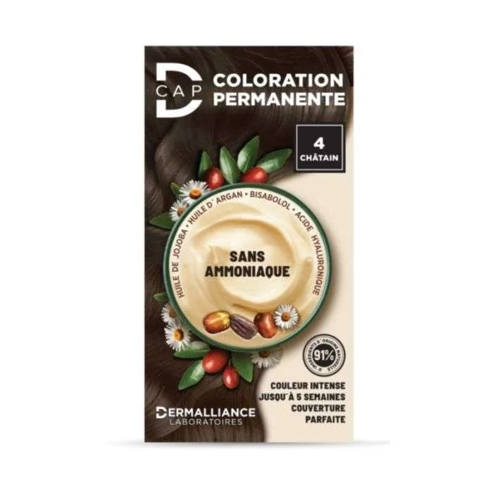 D-CAP COLORATION PERMANENTE N 4 CHATAIN