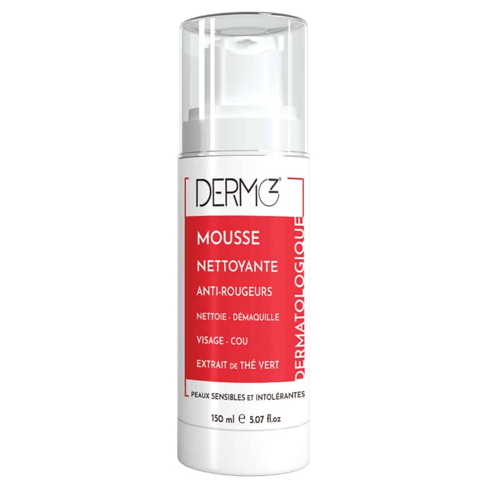 DermoZ Mousse Nettoyante Anti-Rougeurs Démaquillante 150ml