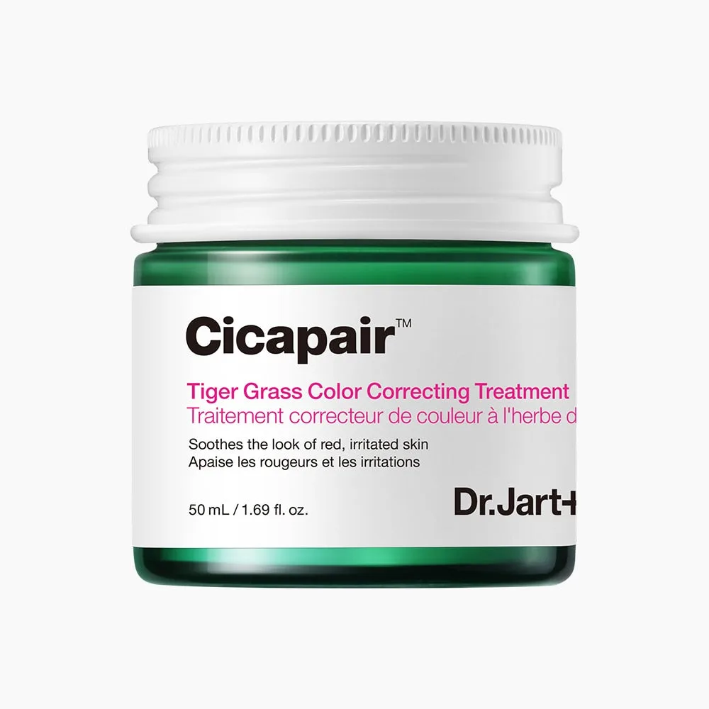 Dr. Jart+ Cicapair™ Traitement Correcteur de Couleur à l’Herbe du Tigre 50 ml – Soin Anti-Rougeurs & Protection SPF 30