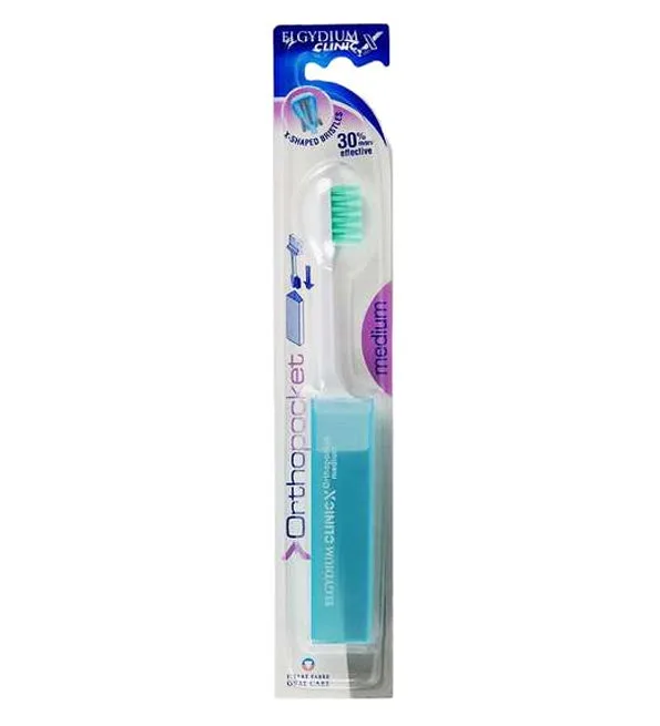 Elgydium Brosse à dents Clinic X Orthopocket