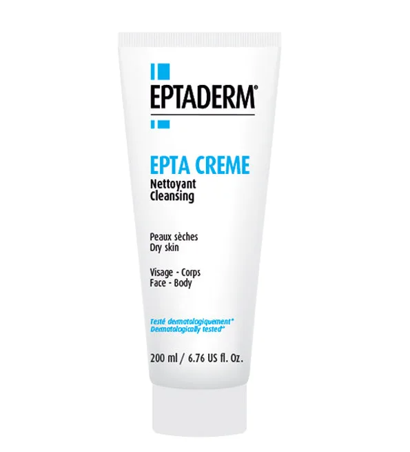 Eptaderm Epta Crème Nettoyante peaux sèches Corps 200ml