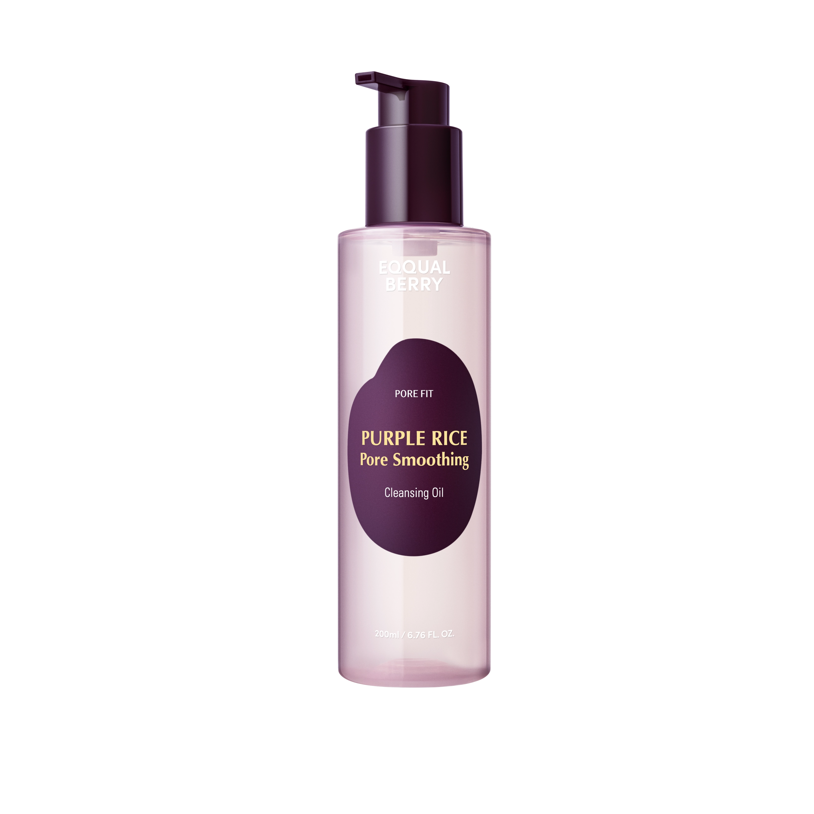 EQQUAL Berry Purple Rice – Huile Nettoyante Lissante Pores – 200 ML