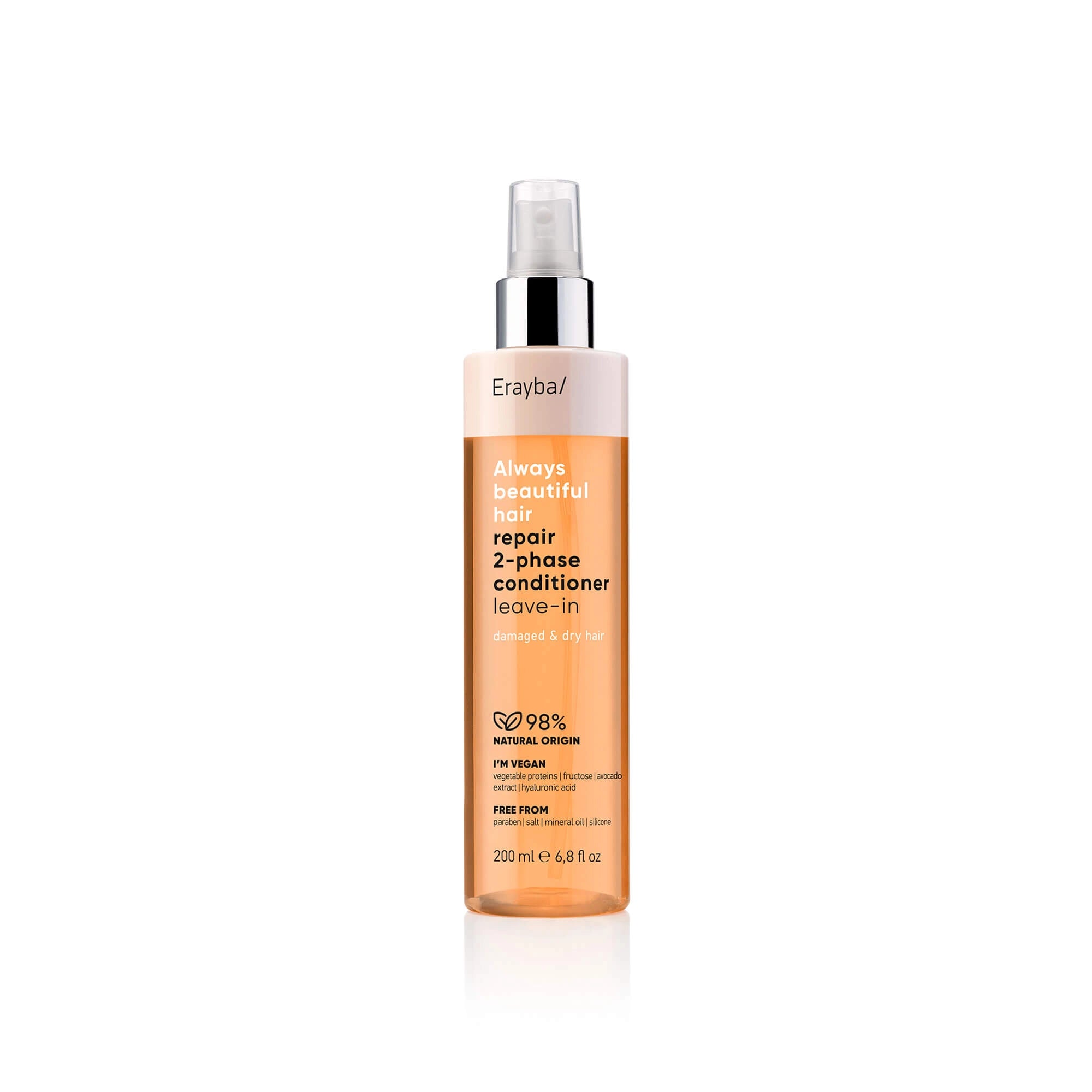 Erayba Always beautiful hair Spray 2 Phases Repair 200 ml – Réparateur & Protecteur Anti-UV