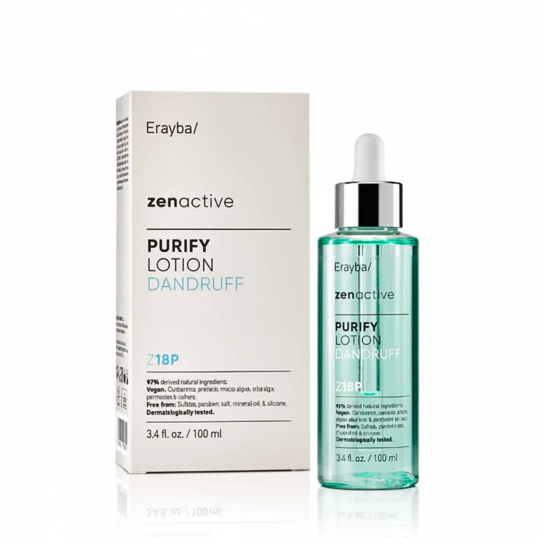 Erayba Zenactive Purify Lotion Dandruff Z18P -100ml – Antipelliculaire & Apaise les Irritations