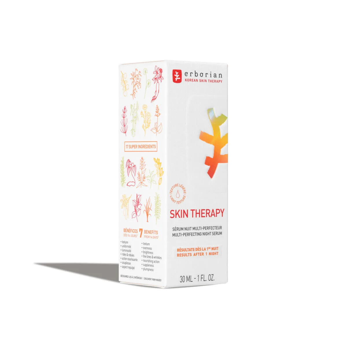 ERBORIAN Skin Therapy – Sérum Lacté Nuit Multi-Perfecteur 30ml – vue 2