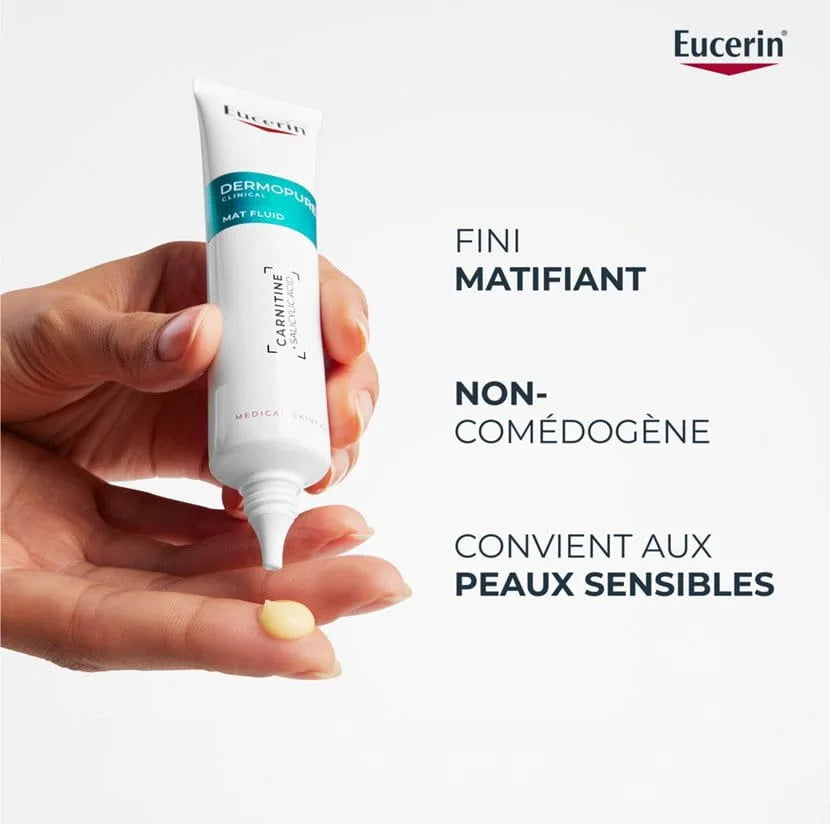 EUCERIN DERMOPURE CLINICAL FLUIDE MATIFIANT 50 ML – vue 3