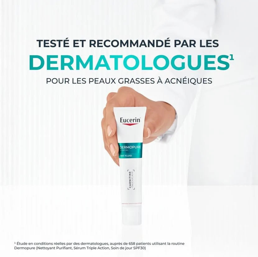 EUCERIN DERMOPURE CLINICAL FLUIDE MATIFIANT 50 ML – vue 4