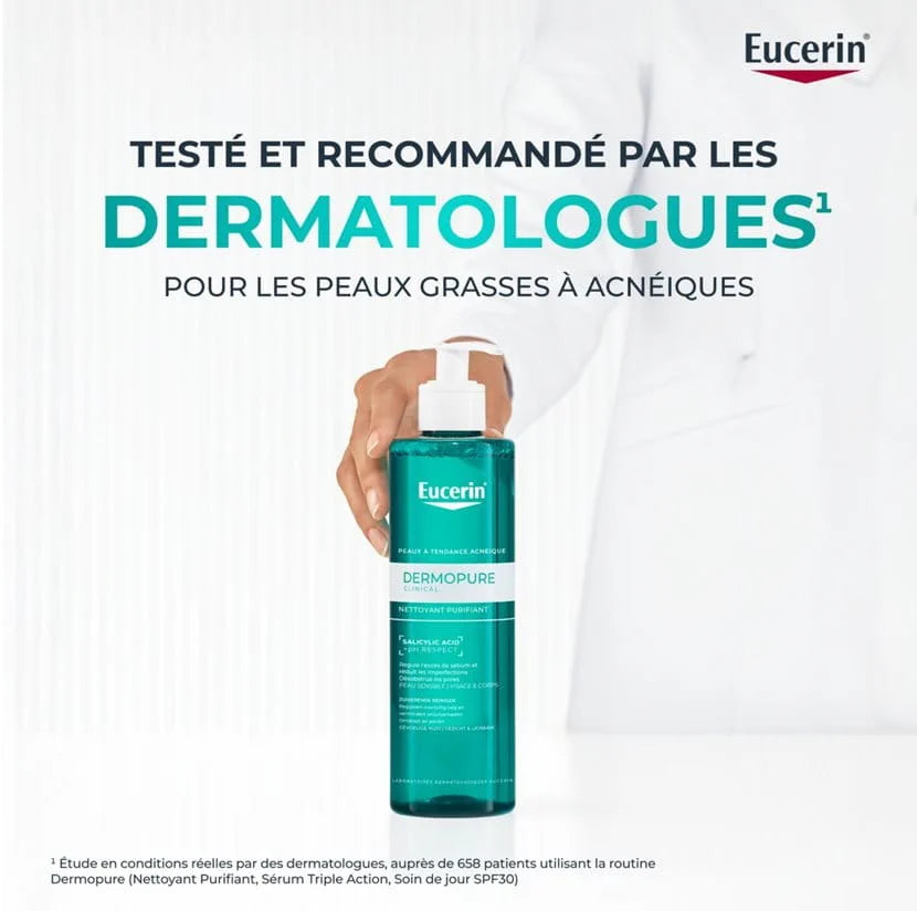 EUCERIN DERMOPURE GEL NETTOYANT 200ML – vue 3