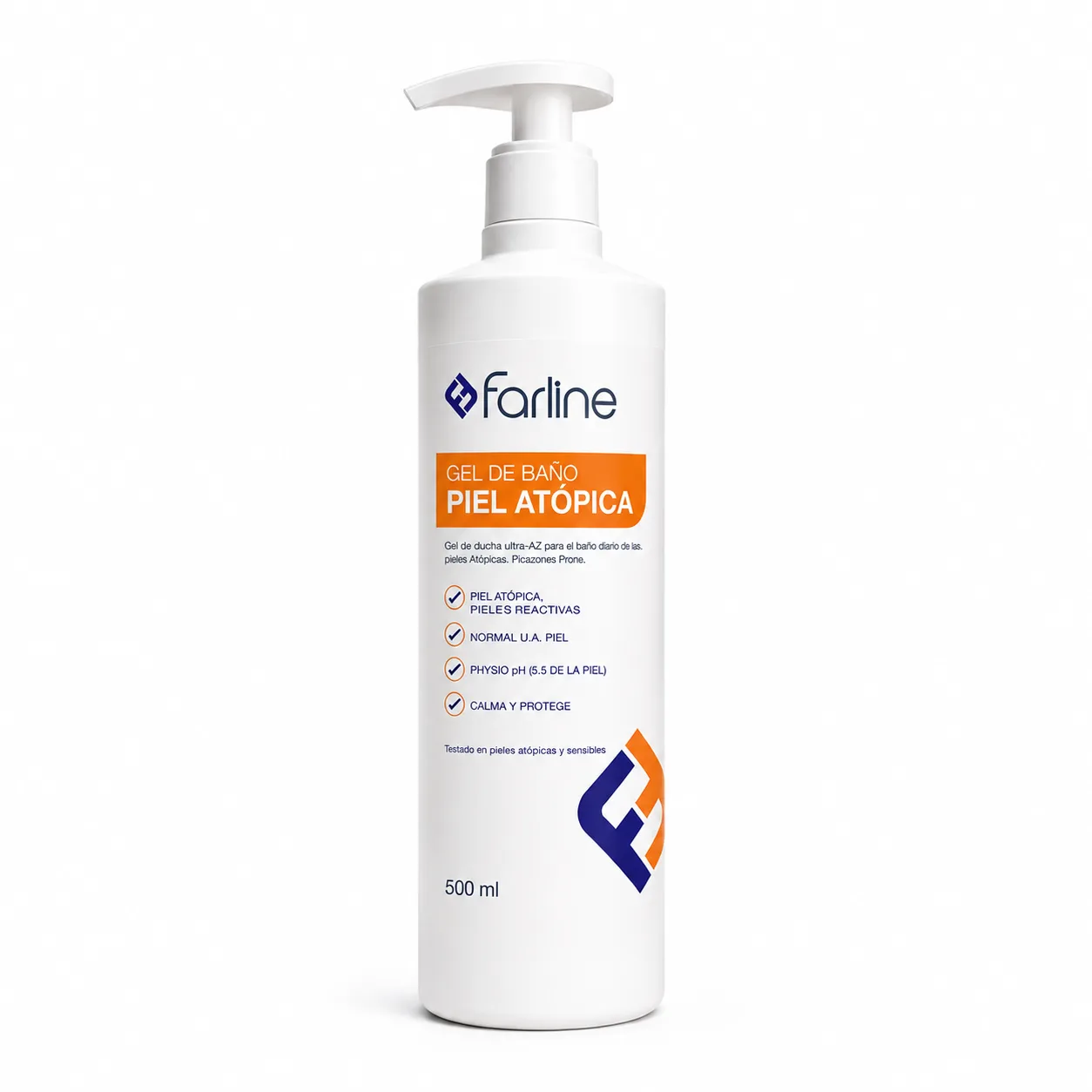FARLINE Gel de Bain Peau Atopique 500 ml