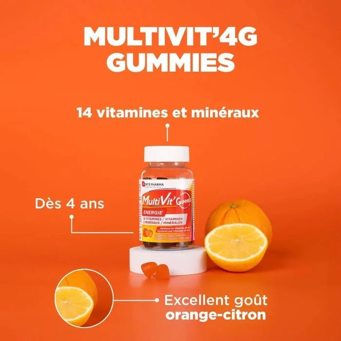 FORTE PHARMA MULTIVIT' ENERGIE B60 GUMMIES – vue 2