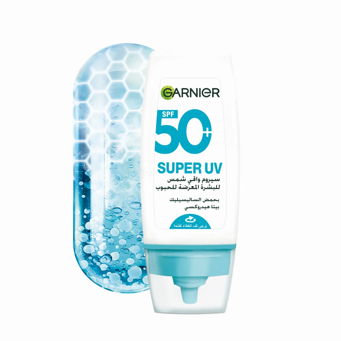 Garnier Super UV Serum Sunscreen SPF50+ PA++++ – Peaux à Imperfections & Anti-Acné