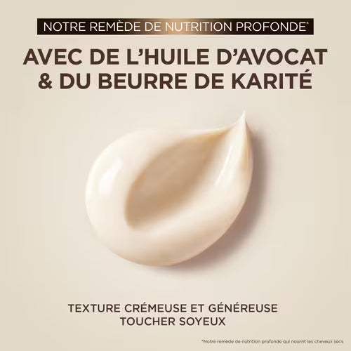 GARNIER Ultra Doux Hair Remedy Avocat 340ml – Masque Nourrissant Cheveux Secs et Abîmés – vue 2
