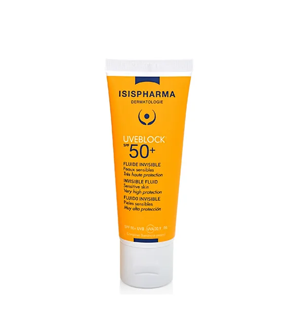 ISIS PHARMA UVEBLOCK FLUIDE 50+ INVISIBLE 40ML