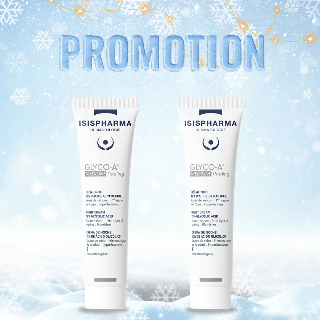 ISISPHARMA Glyco-A Medium Peeling Crème Nuit 12% Acide Glycolique 30ml-*2PROMOTION
