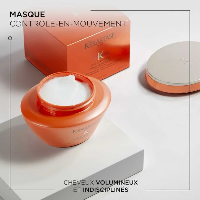 Kérastase Discipline Masque Oléo-Relax 200ml – Masque Nourrissant Anti-Frisottis – vue 3