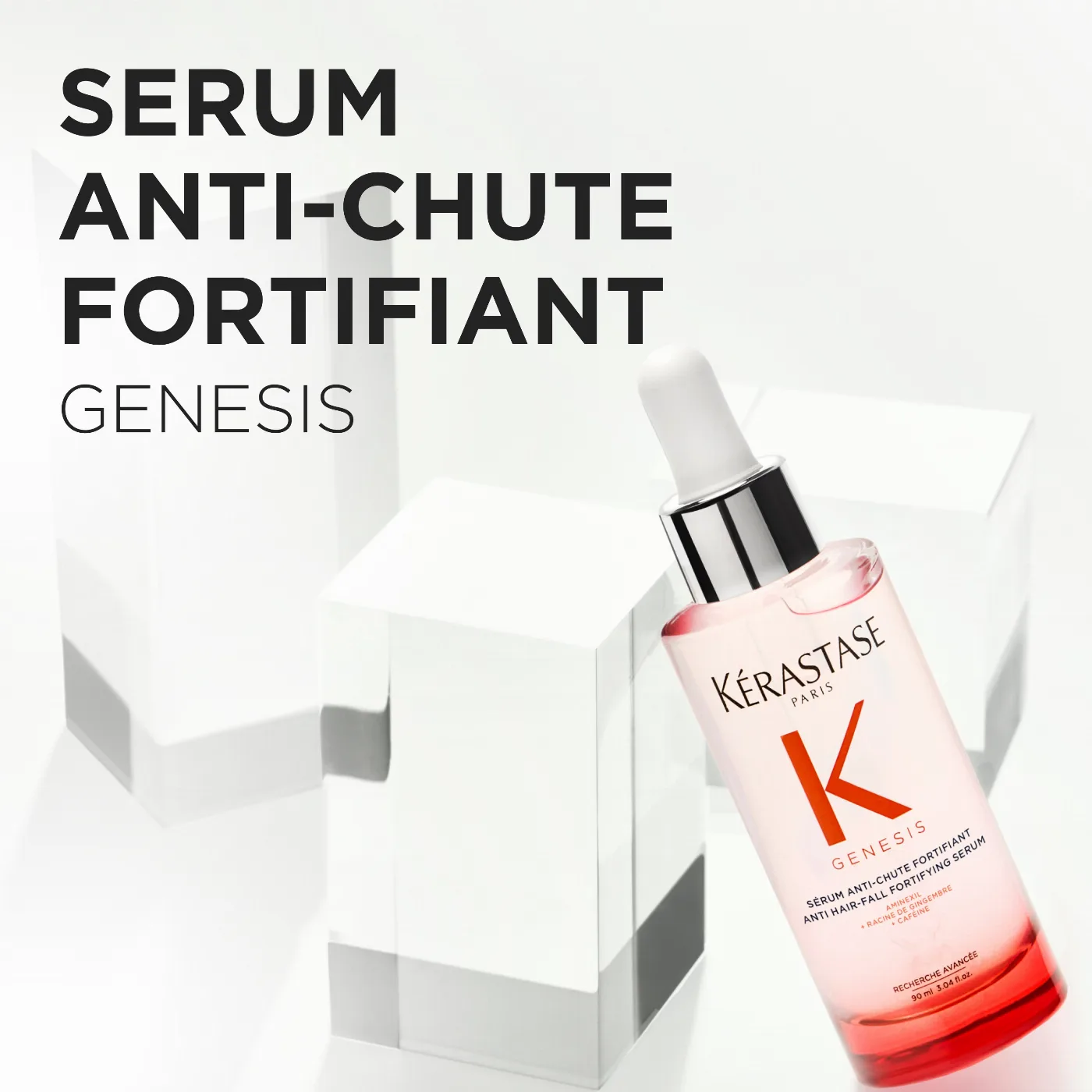 Kérastase Genesis Sérum Anti-Chute Fortifiant 90ml – Soin Fortifiant Cuir Chevelu – vue 3
