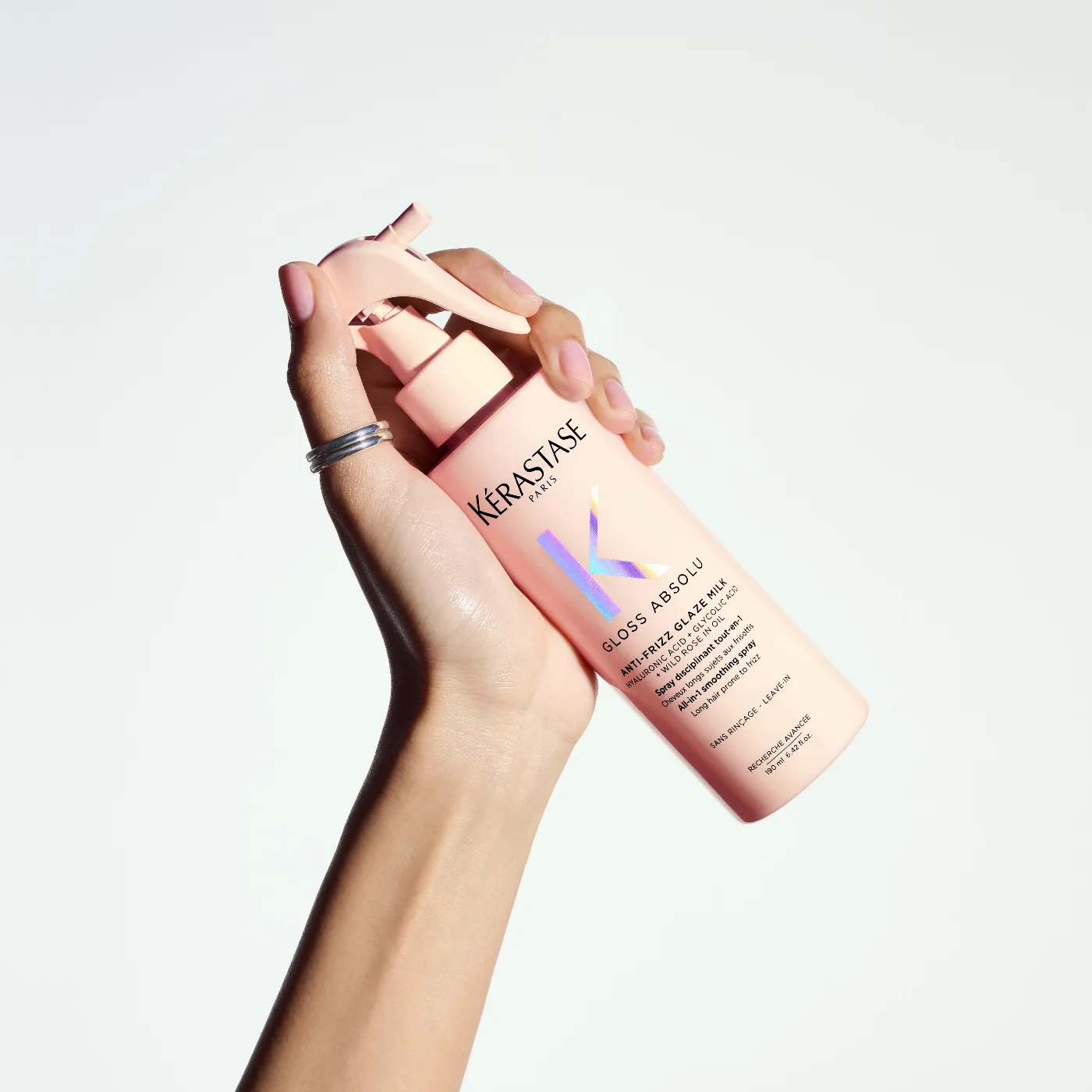 Kérastase Gloss Absolu Anti-Frizz Glaze Milk 190ml – Lait Lissant Brillance – vue 2