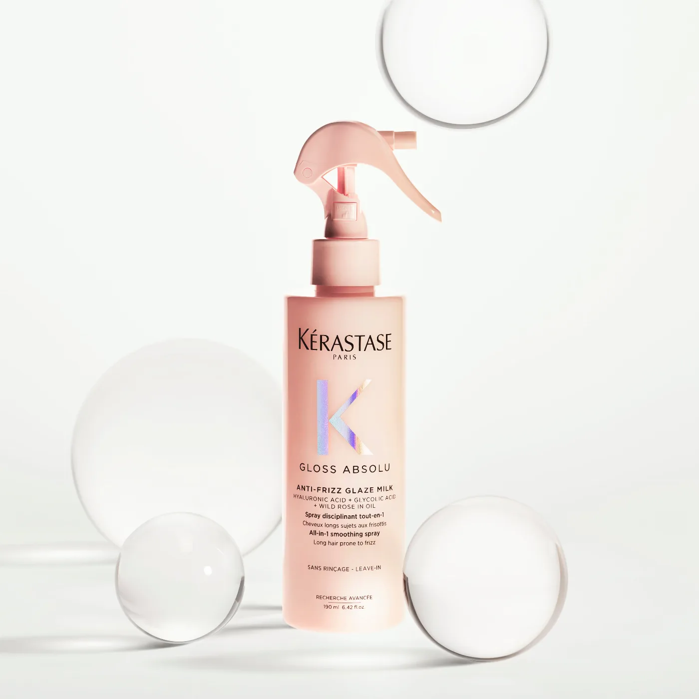 Kérastase Gloss Absolu Anti-Frizz Glaze Milk 190ml – Lait Lissant Brillance – vue 3