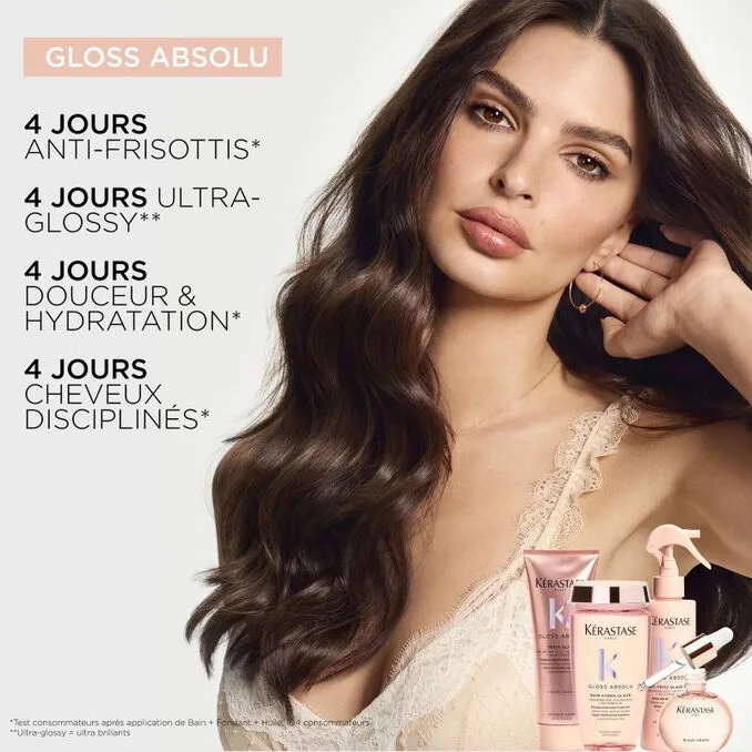 Kérastase Gloss Absolu Anti-Frizz Glaze Milk 190ml – Lait Lissant Brillance – vue 7