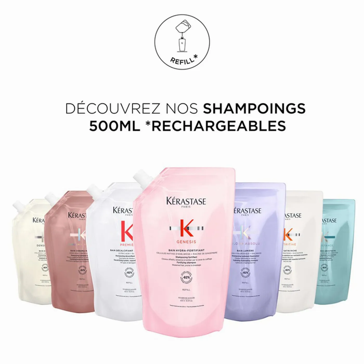 Kérastase Première Bain Décalcifiant Réparateur - Shampooing décalcifiant et réparateur Recharge 500ml – vue 6