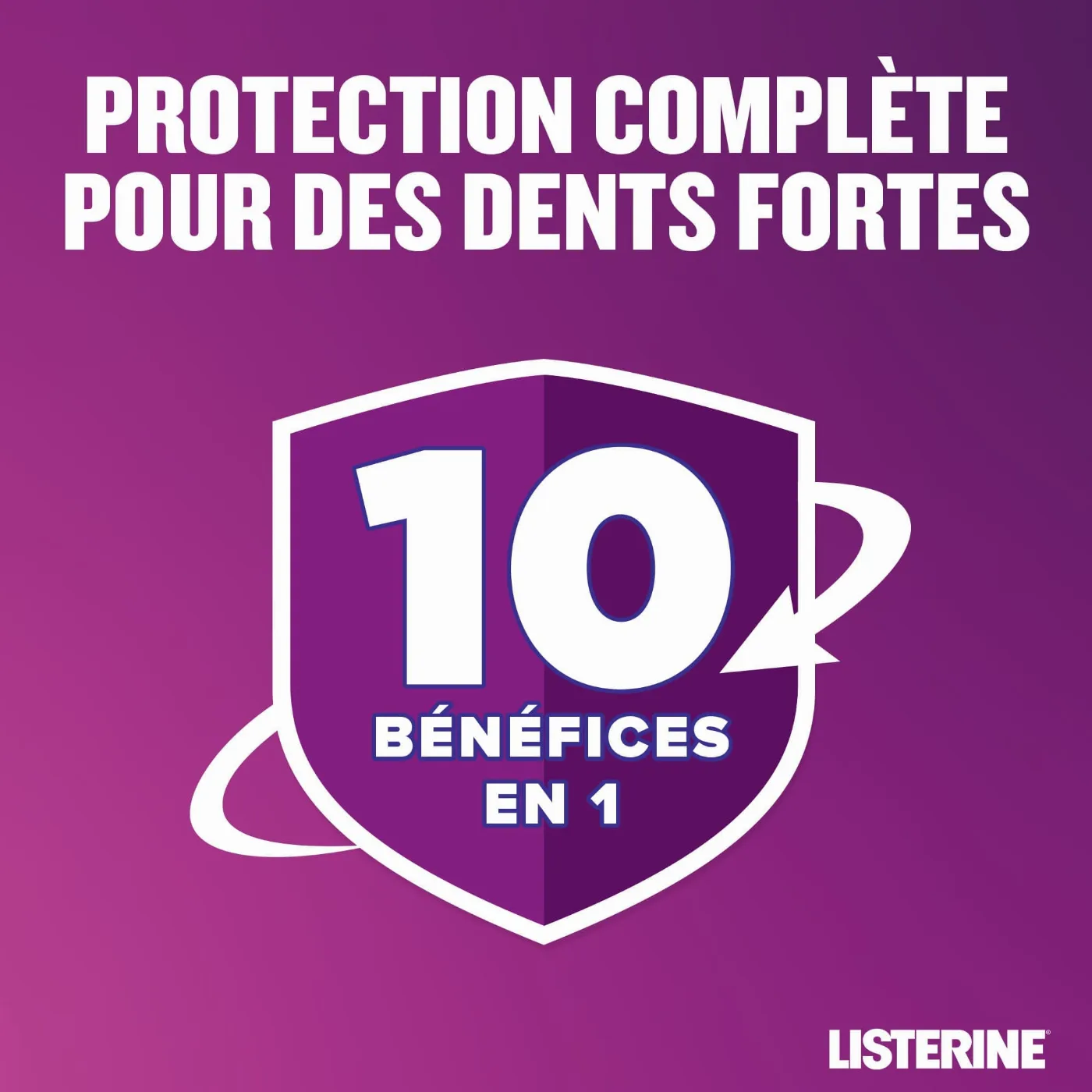 LISTERINE BAIN DE BOUCHE 10 TOTAL CARE 500 ML – vue 3