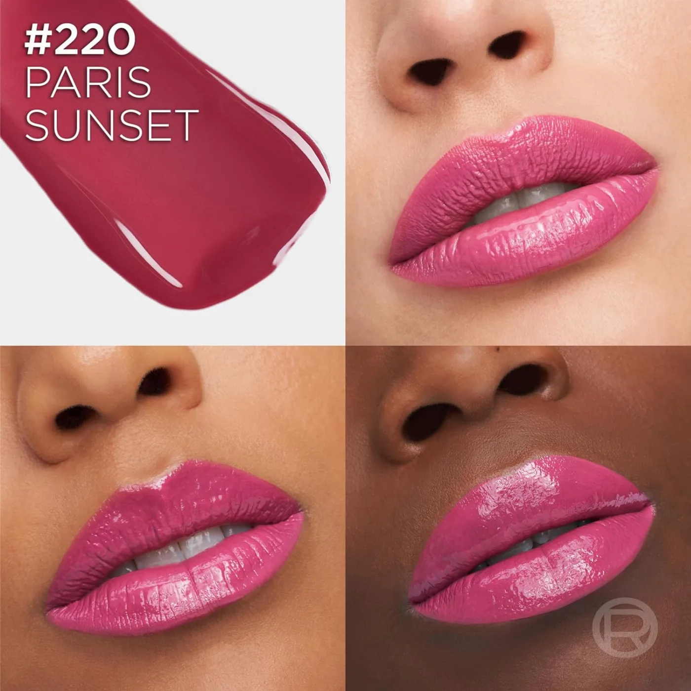 L'ORÉAL PARIS INFAILLIBLE LAQUE RESISTANCE LIQUID ROUGE À LÈVRES 220 PARIS SUNSET  – vue 2