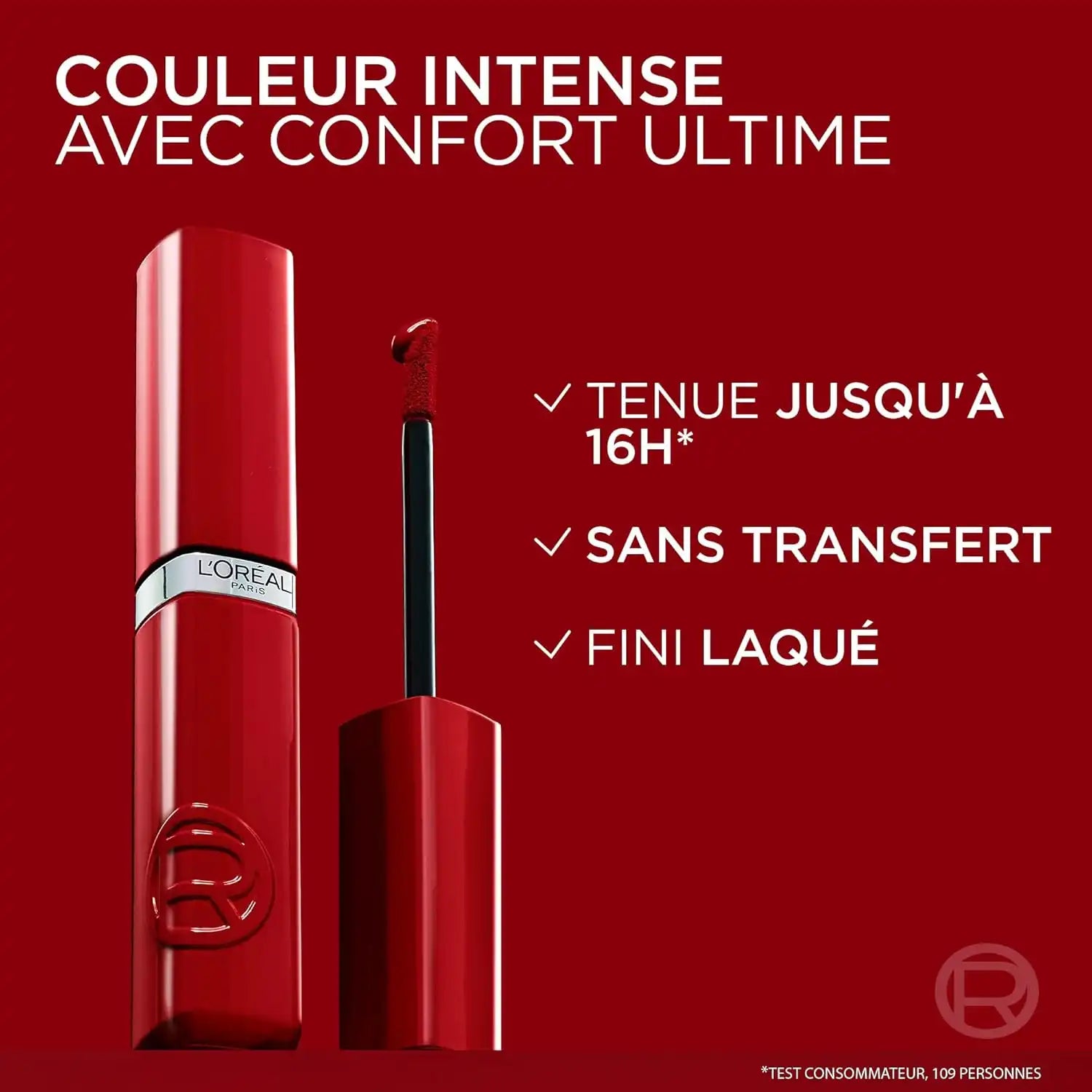 L'ORÉAL PARIS INFAILLIBLE LAQUE RESISTANCE LIQUID ROUGE À LÈVRES 220 PARIS SUNSET  – vue 5