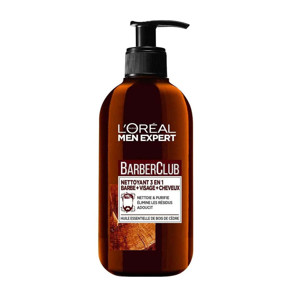 L'ORÉAL PARIS MEN EXPERT GEL NETTOYANT BARBER CLUB NETTOYANT 3EN1 200 ML