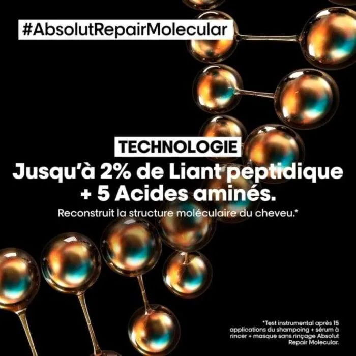 L'Oréal Professionnel absolut repair molecular shampooing 500 ml – vue 4