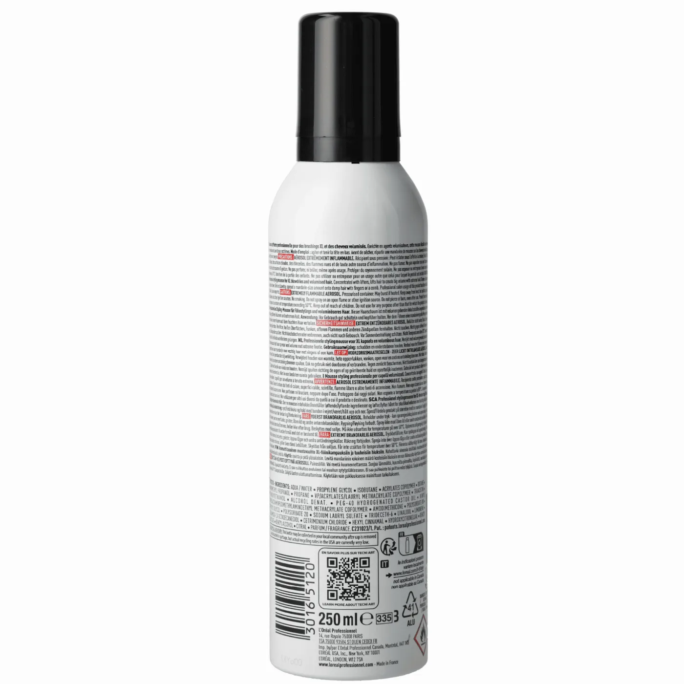 L'Oréal Professionnel TECNI ART FULL VOLUME EXTRA MOUSSE VOLUME 250 ML – vue 2
