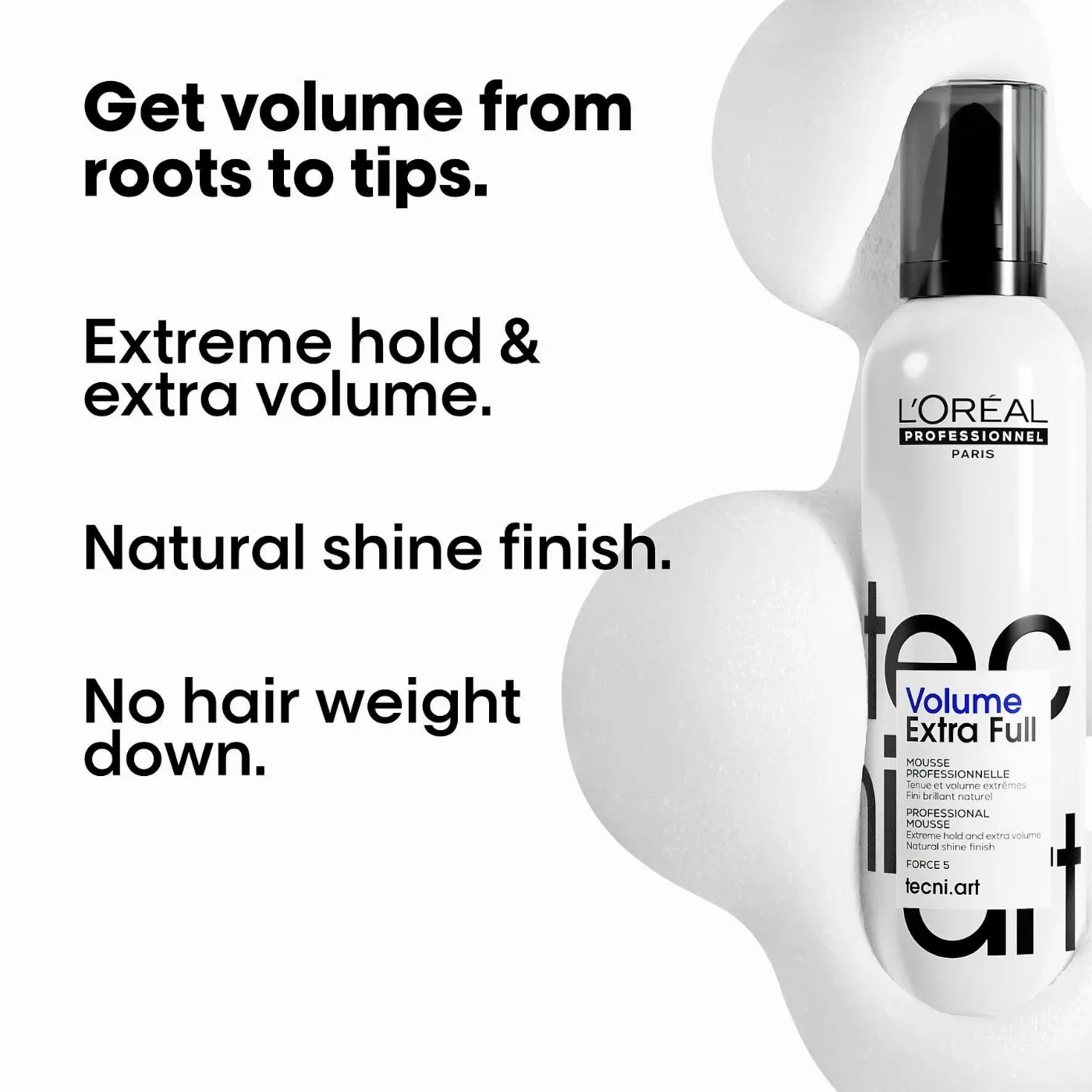 L'Oréal Professionnel TECNI ART FULL VOLUME EXTRA MOUSSE VOLUME 250 ML – vue 4