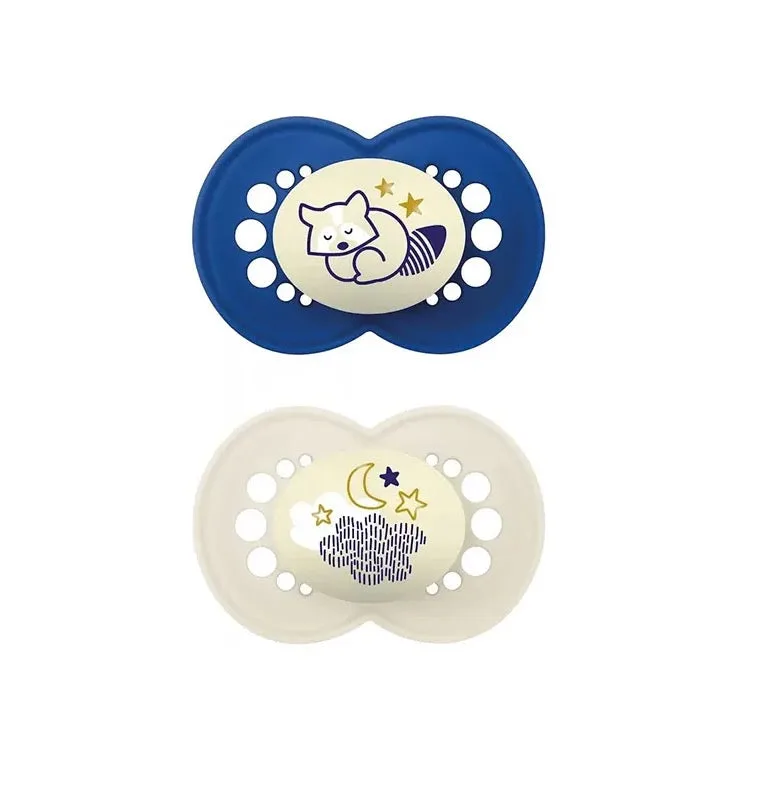 MAM Baby Original +6m Night -2 Sucettes