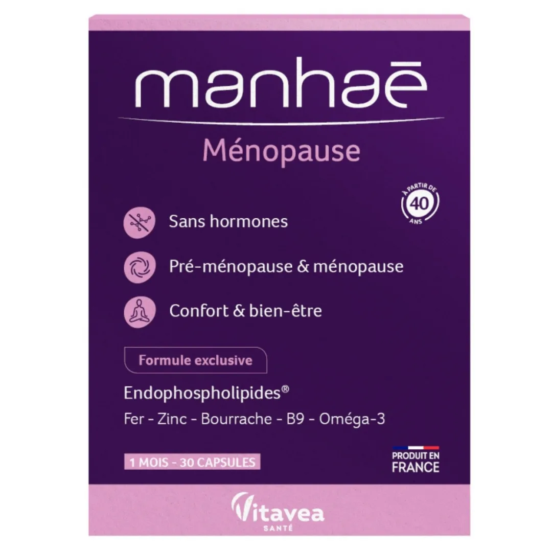 Vitavea Manhaé Ménopause 30 Capsules – Équilibre Hormonal & Confort Féminin