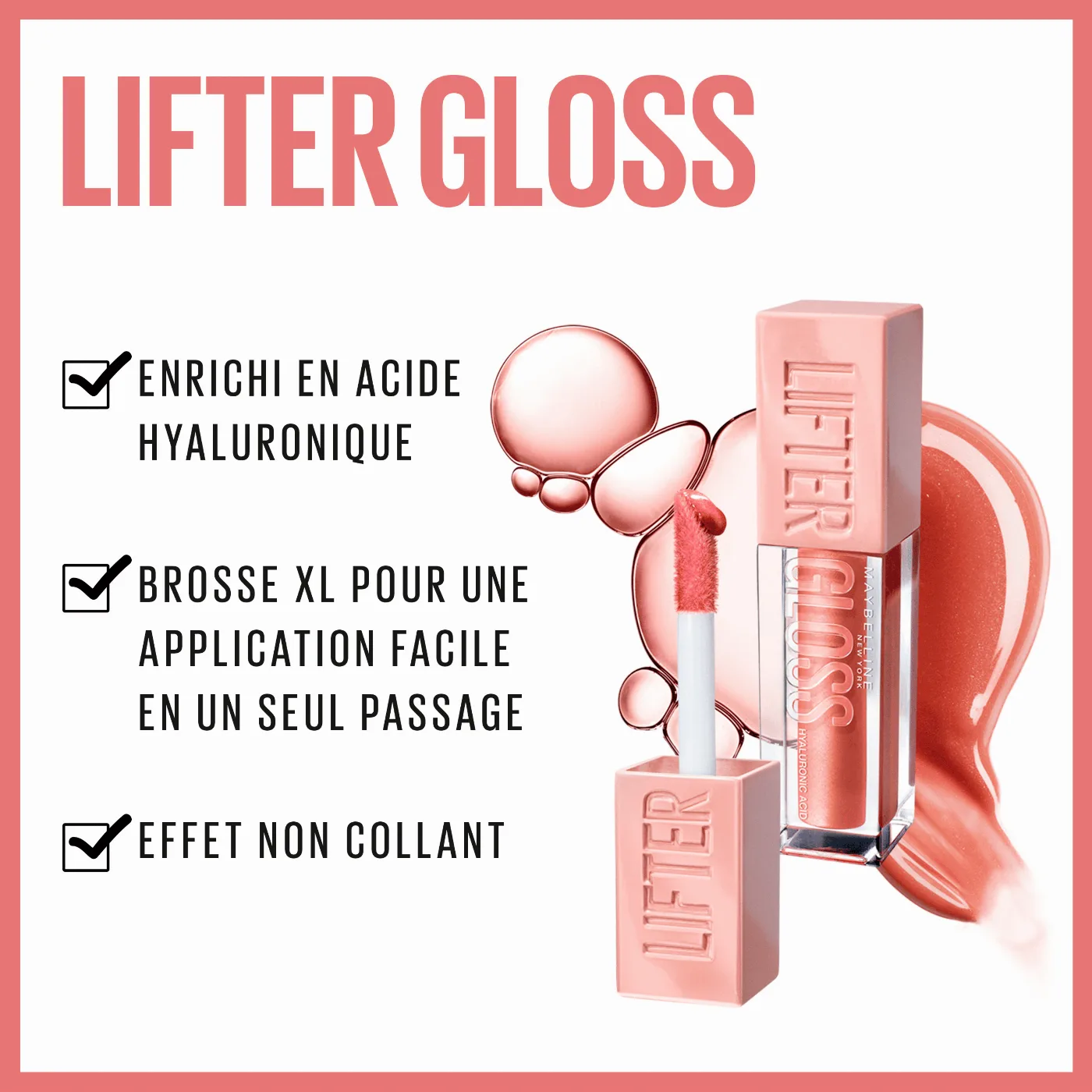 MAYBELLINE LIFTER GLOSS À LÈVRES REPULPANT 004 SILK – vue 5