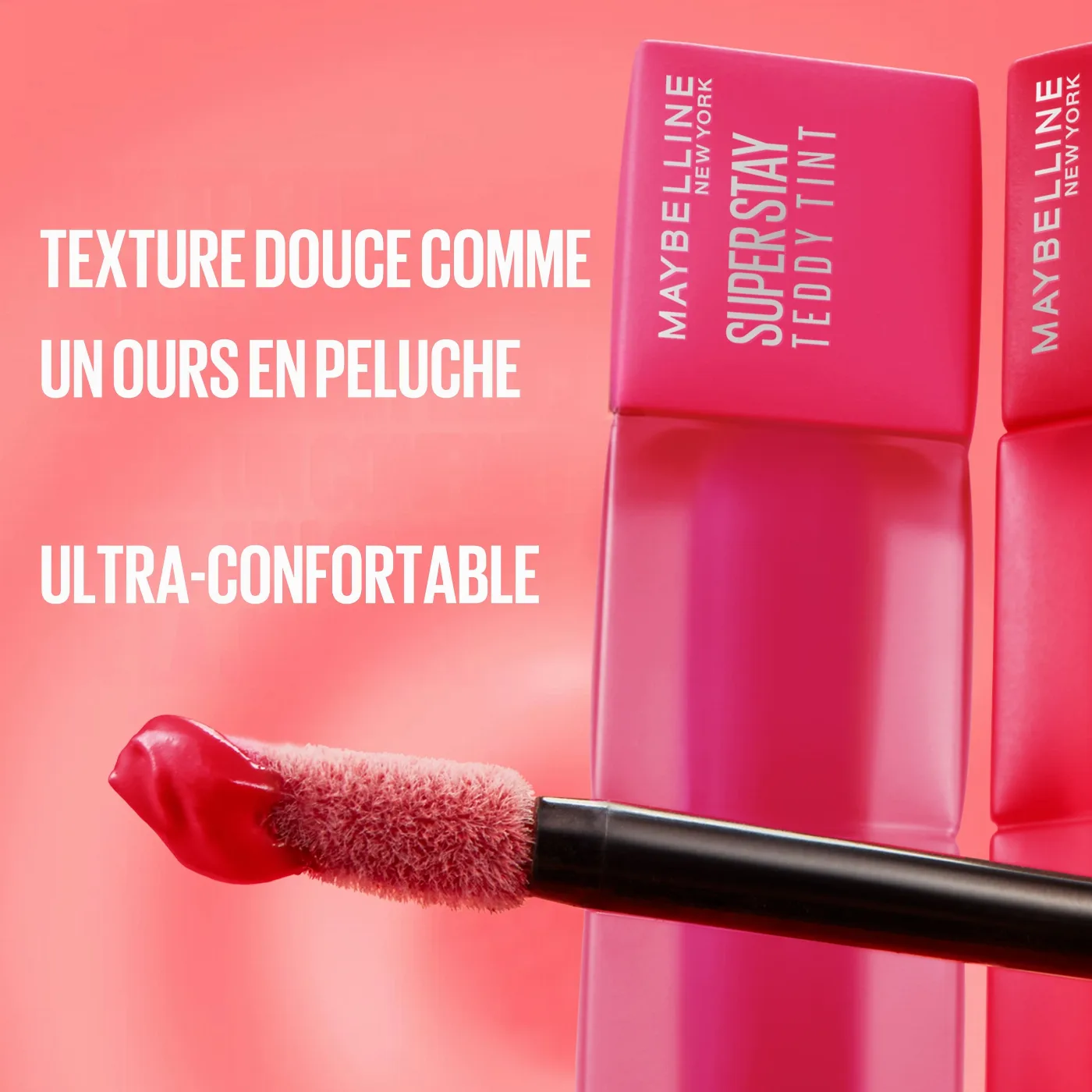 MAYBELLINE NEW YORK SUPERSTAY TEDDY TINT BLUSH À LÈVRES LIQUIDE FINI MAT FONDU coquesttish 30 – vue 6
