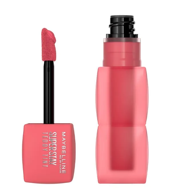 MAYBELLINE NEW YORK SUPERSTAY TEDDY TINT BLUSH À LÈVRES LIQUIDE FINI mat fondu petalcore 40