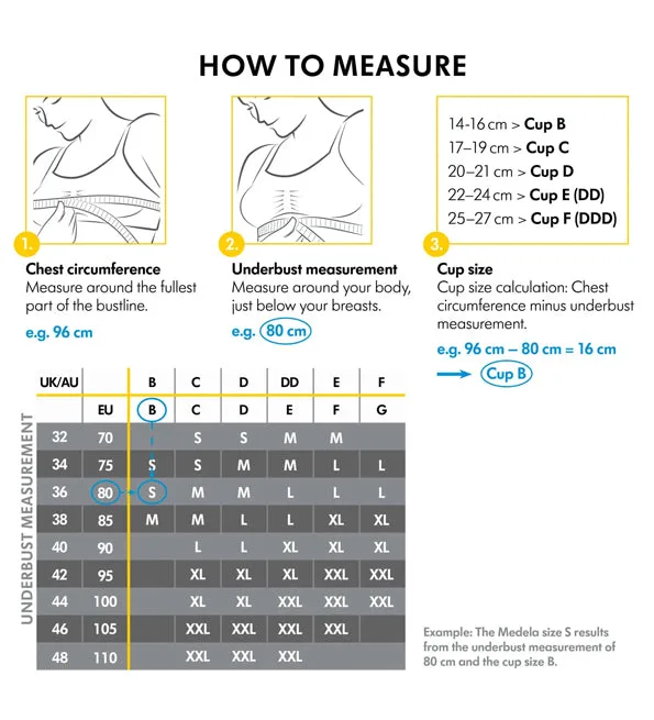 Medela Soutien-gorge de grossesse et d’allaitement Keep Cool Blanc S, M, L, XL – vue 5