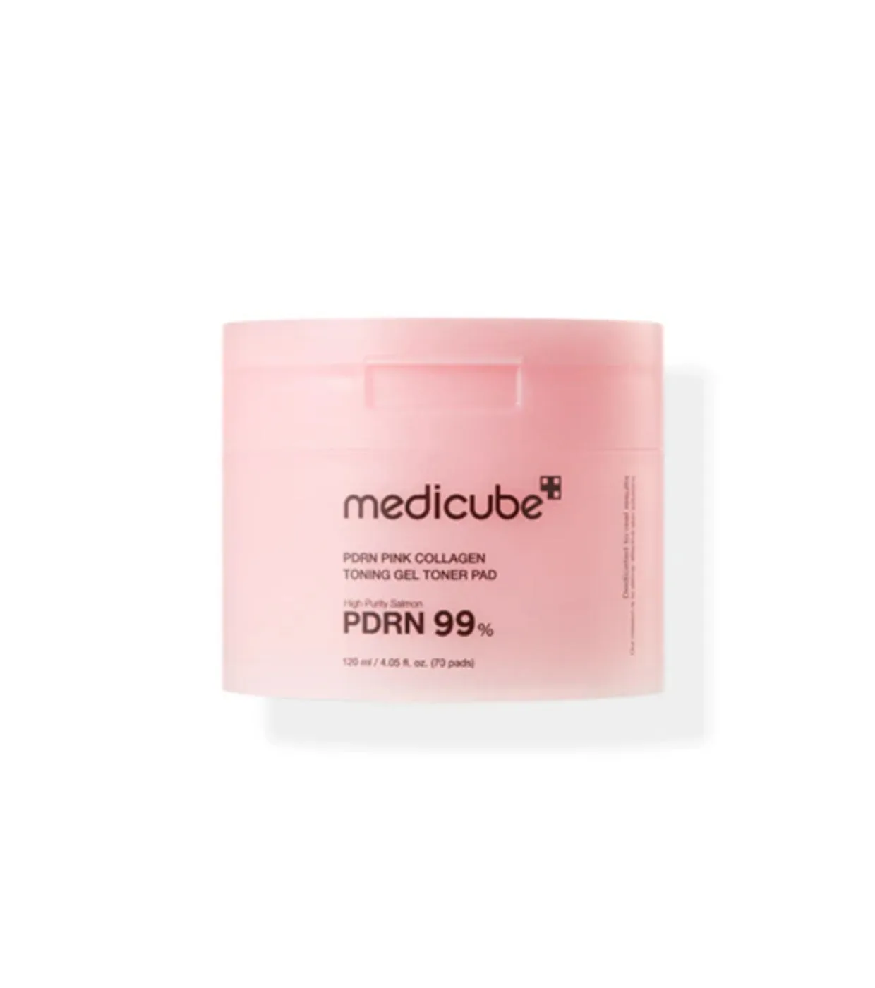 MEDICUBE PDRN PINK COLLAGEN TONING GEL TONER PAD 120ML 70PADS