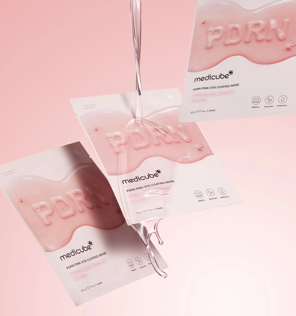 Medicube PDRN Pink Vita Coating Mask-22g – vue 2
